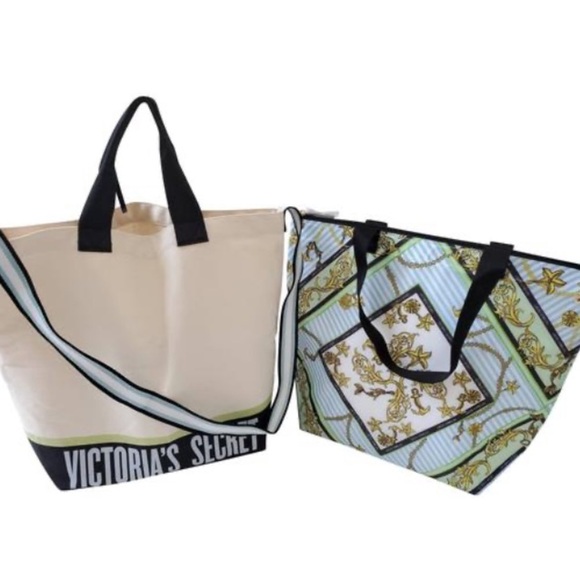 Victoria’s Secret 2 in 1 Insulated Canvas Tote - Picture 3 of 4